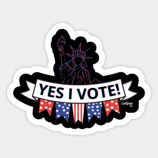 Say YES - Vote: The Real MVP Sticker